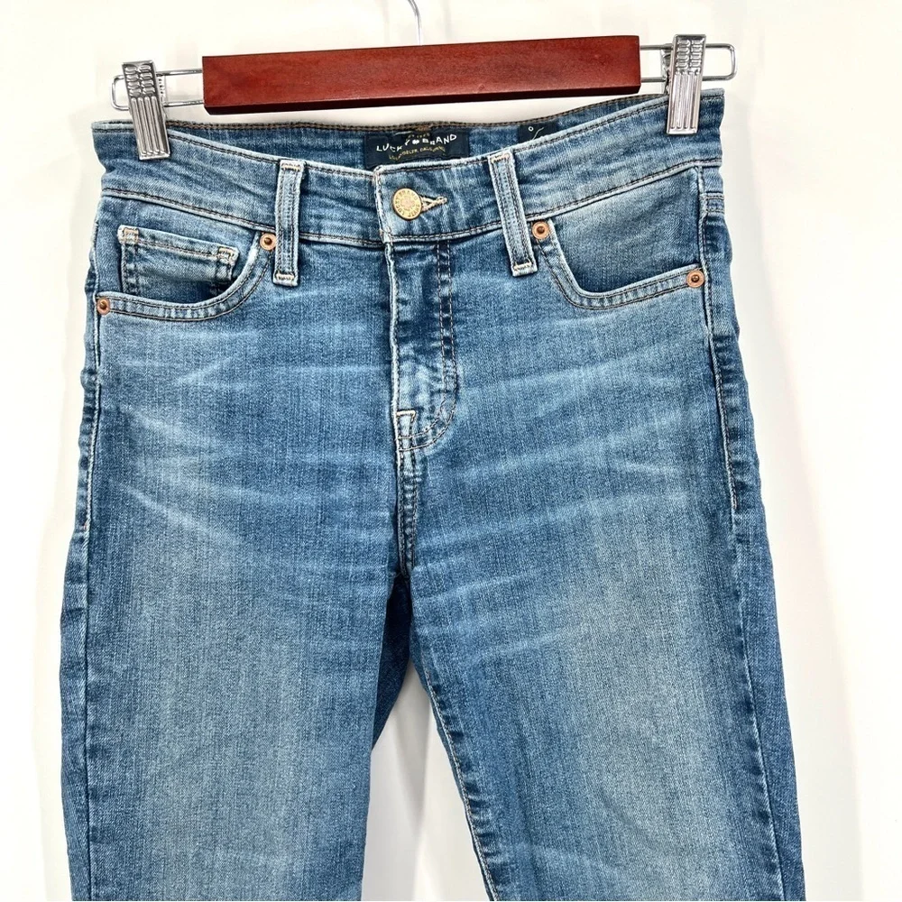 LUCKY BRAND Woman's Medium Wash Ava Super Skinny Jeans Size 0